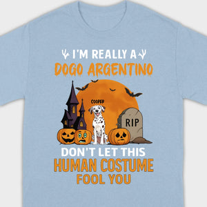 Funny Personalized Dog Halloween Shirt | Custom Spooky Quote Tee - 89Prints