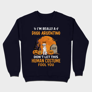 Funny Personalized Dog Halloween Shirt | Custom Spooky Quote Tee - 89Prints