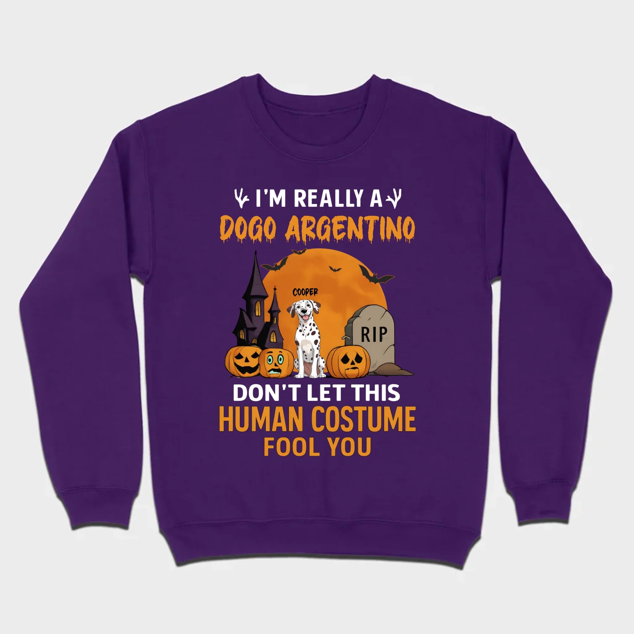 Funny Personalized Dog Halloween Shirt | Custom Spooky Quote Tee - 89Prints