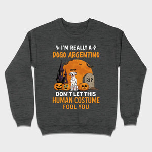Funny Personalized Dog Halloween Shirt | Custom Spooky Quote Tee - 89Prints