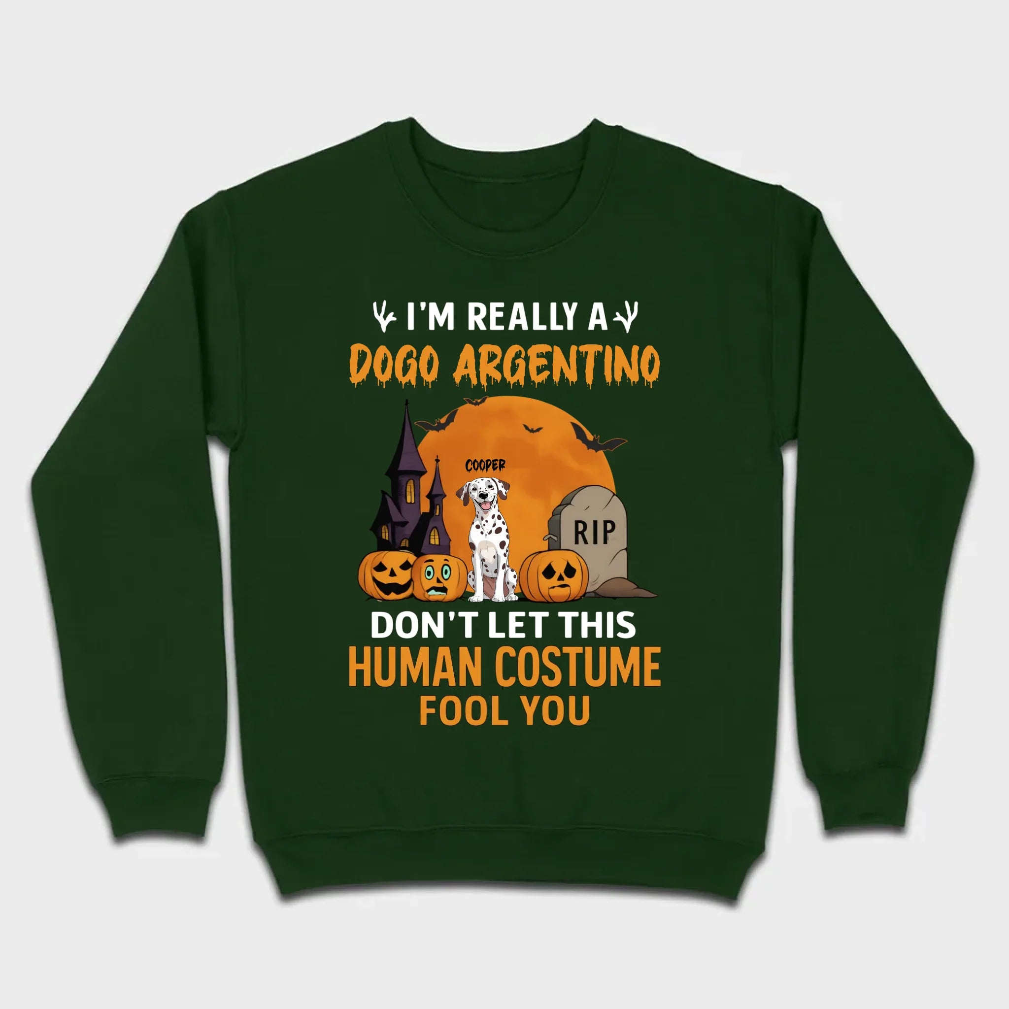 Funny Personalized Dog Halloween Shirt | Custom Spooky Quote Tee - 89Prints