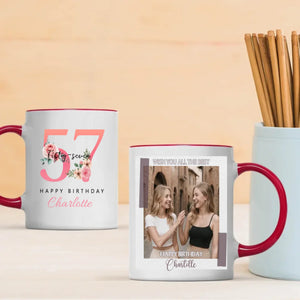 Personalized 57th Birthday Mug – A Heartfelt Gift That Says Wish You All The Best - 89Prints