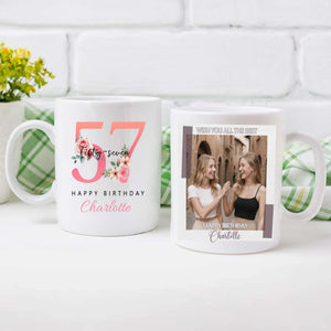 Personalized 57th Birthday Mug – A Heartfelt Gift That Says Wish You All The Best - 89Prints