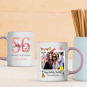 Personalized 56th Birthday Mug – Elegant Keepsake That Says Wish You All The Best -