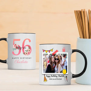 Personalized 56th Birthday Mug – Elegant Keepsake That Says Wish You All The Best -