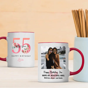 Lovely 55th Birthday Mug – Filled With Warm Wishes and Timeless Charm - 89Prints