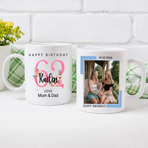 62 Years Loved — Custom Mug with Warm Sentiment - 89Prints