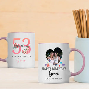 Elegant 53rd Birthday Mug – A Personalized Keepsake of Warm Memories - 89Prints
