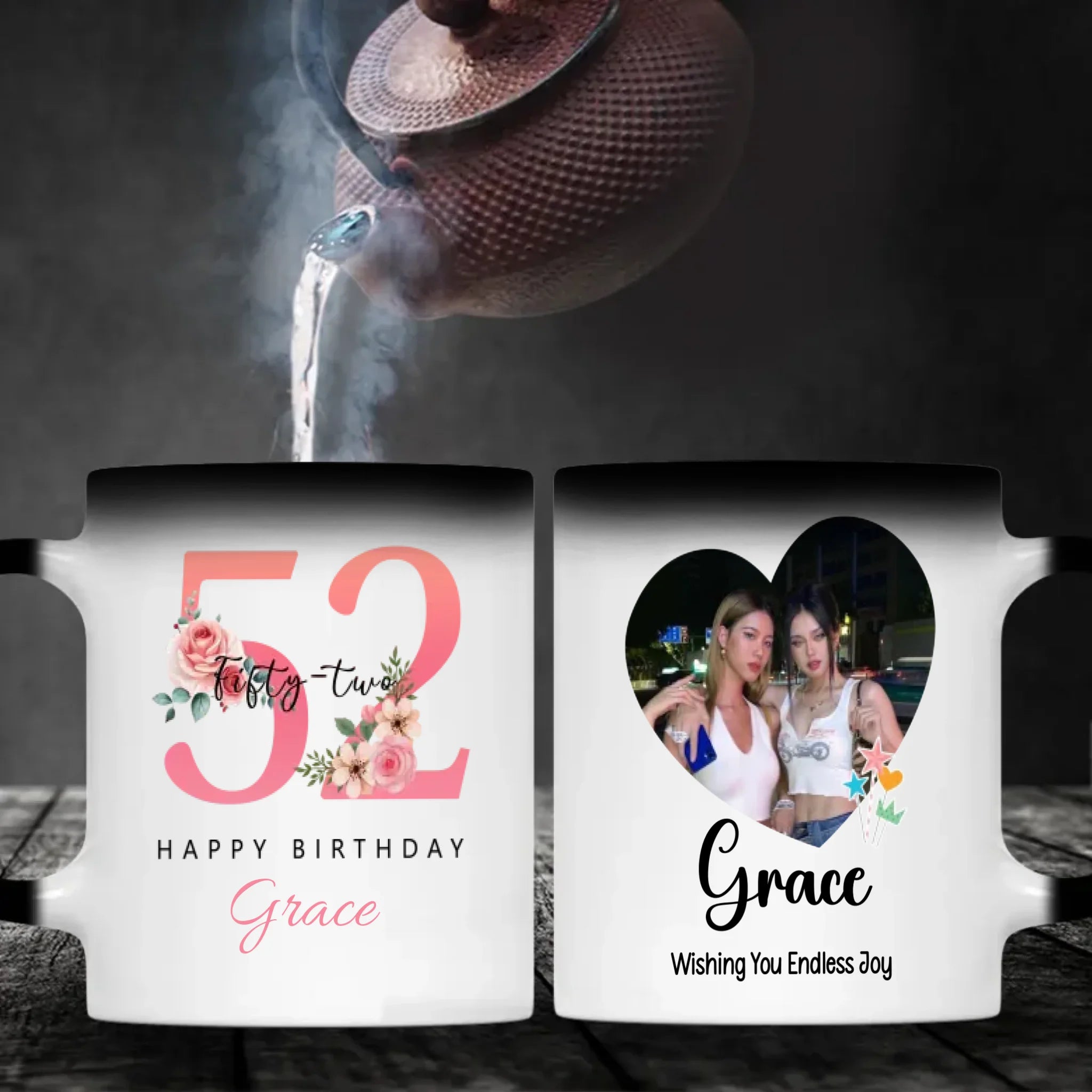 Gentle 52nd Birthday Mug – A Precious Personalized Gift Filled With Love - 89Prints
