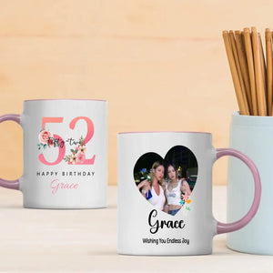Gentle 52nd Birthday Mug – A Precious Personalized Gift Filled With Love - 89Prints