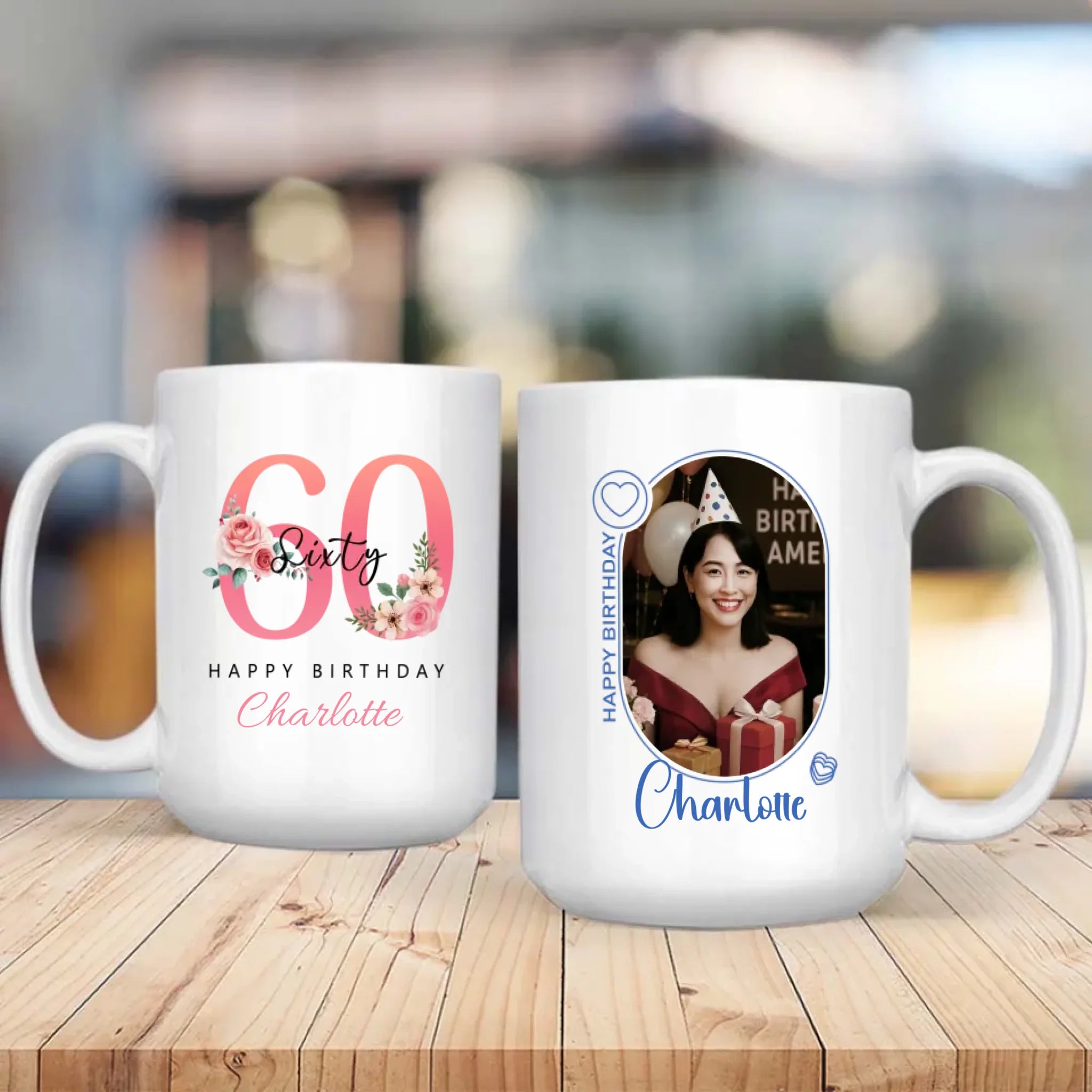 Personalized Magic Mug – Heartfelt Gift For Her 60th Milestone - 89Prints
