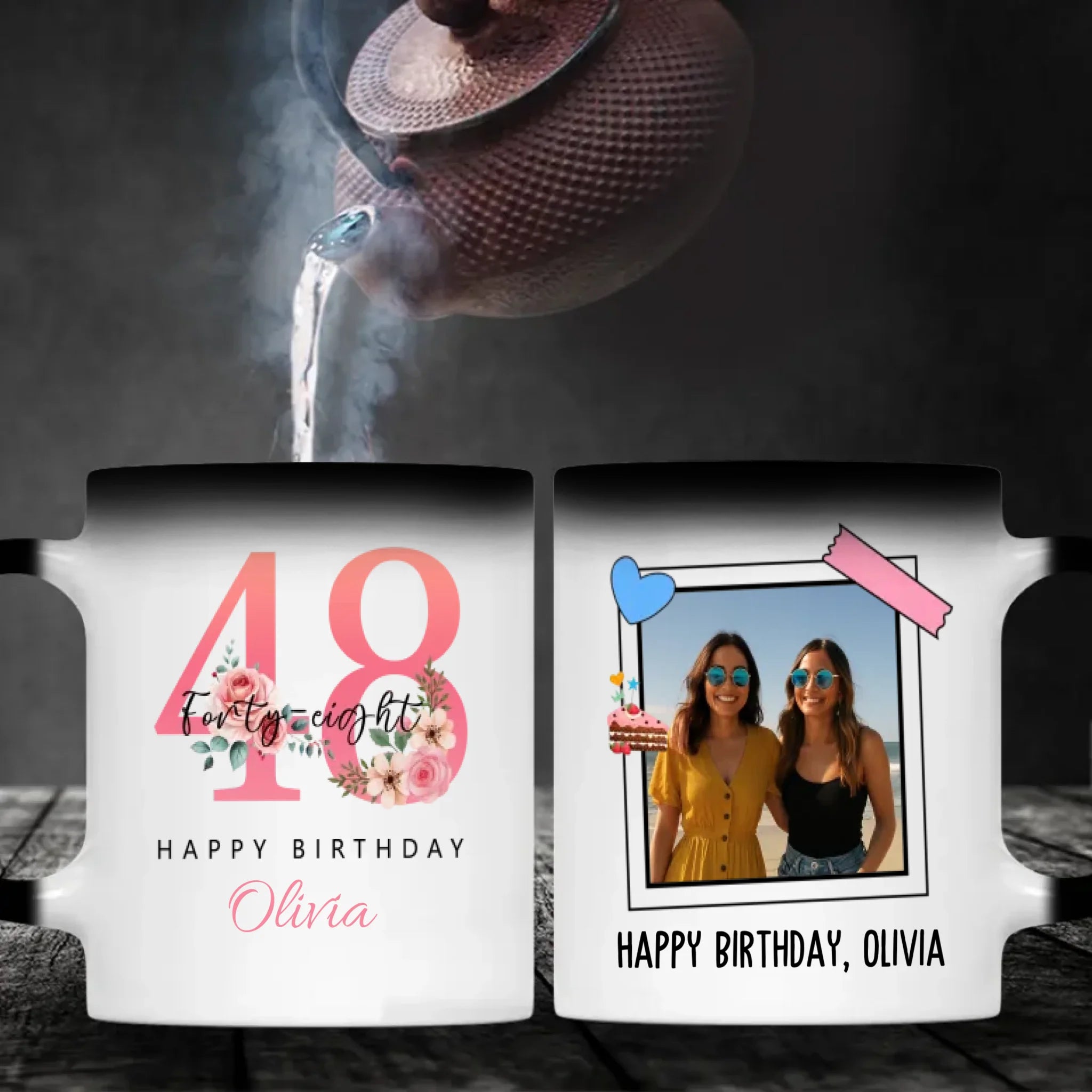 Lovely 48th Birthday Mug – Elegant Personalized Gift for a Beautiful Soul - 89Prints