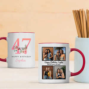 Charming 47th Birthday Mug – Elegant Personalized Gift of Love and Joy - 89Prints
