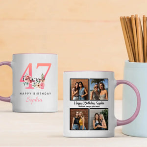 Charming 47th Birthday Mug – Elegant Personalized Gift of Love and Joy - 89Prints