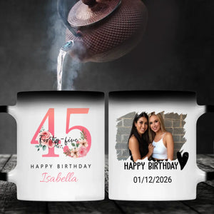 Lovely 45th Birthday Mug – Elegant Personalized Gift for a Special Celebration - 89Prints