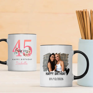Lovely 45th Birthday Mug – Elegant Personalized Gift for a Special Celebration - 89Prints