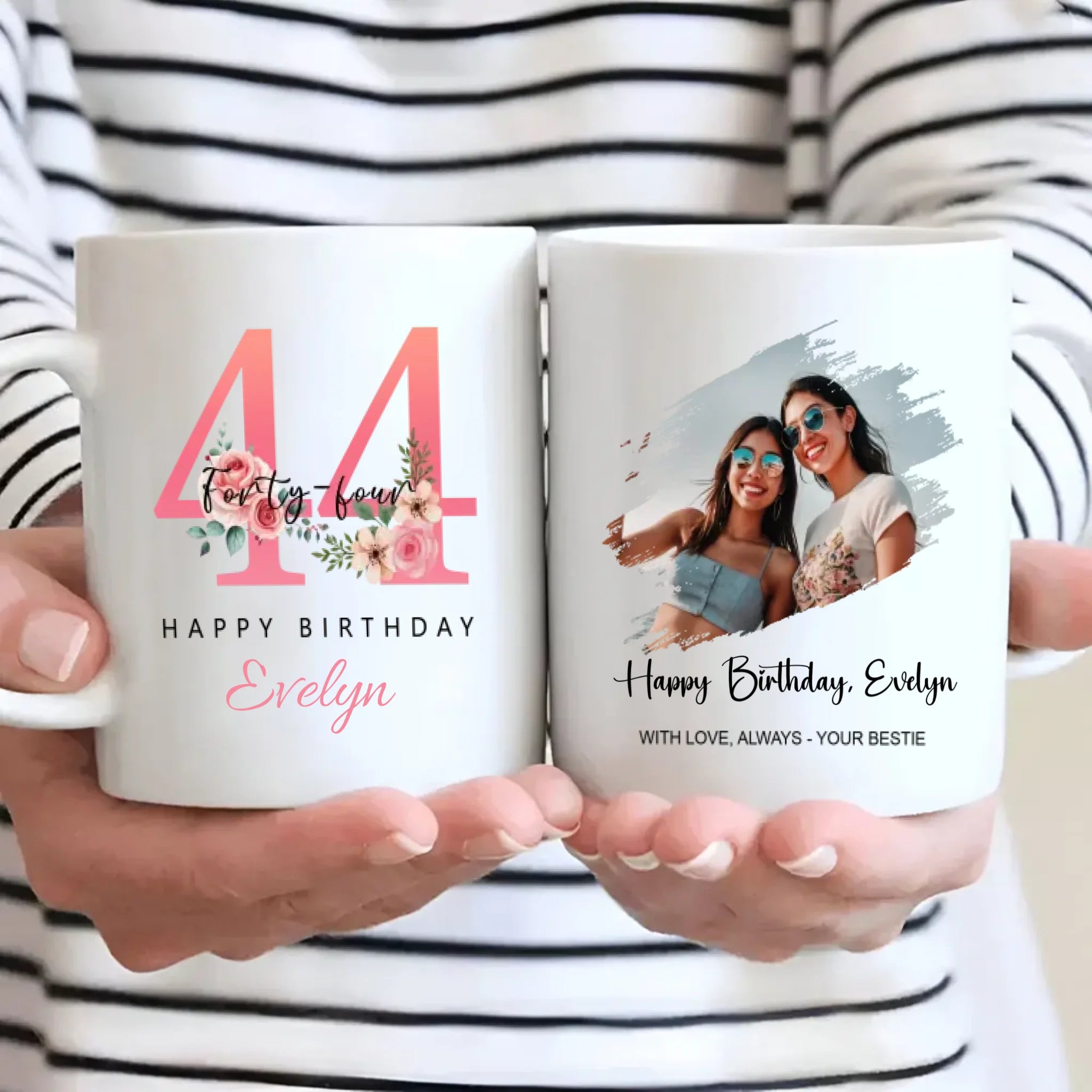 Vibrant 44th Birthday Mug – Fun Personalized Gift for Bright Souls - 89Prints