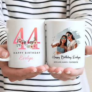 Vibrant 44th Birthday Mug – Fun Personalized Gift for Bright Souls - 89Prints