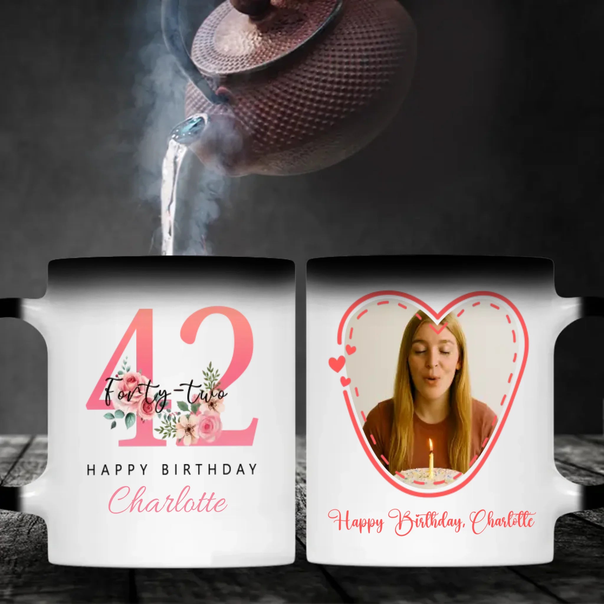Chic 42nd Birthday Mug – Fun Personalized Coffee Gift for Happy Souls - 89Prints