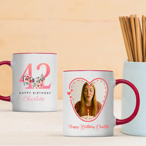 Chic 42nd Birthday Mug – Fun Personalized Coffee Gift for Happy Souls - 89Prints
