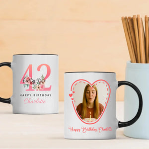 Chic 42nd Birthday Mug – Fun Personalized Coffee Gift for Happy Souls - 89Prints
