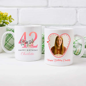 Chic 42nd Birthday Mug – Fun Personalized Coffee Gift for Happy Souls - 89Prints