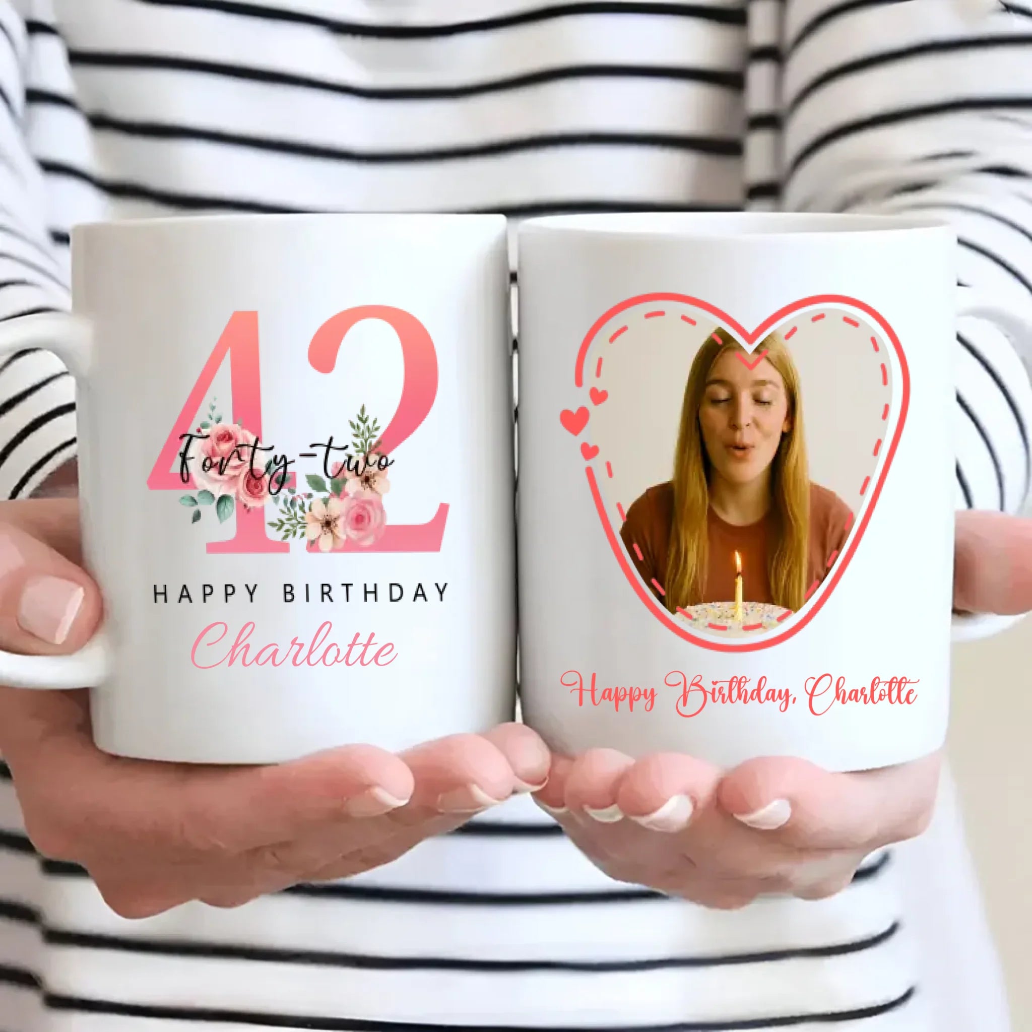 Chic 42nd Birthday Mug – Fun Personalized Coffee Gift for Happy Souls - 89Prints