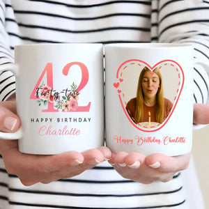 Chic 42nd Birthday Mug – Fun Personalized Coffee Gift for Happy Souls - 89Prints