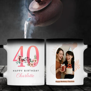 Funny 40th Birthday Mug – Cheers to 40 and Still Fabulous - 89Prints