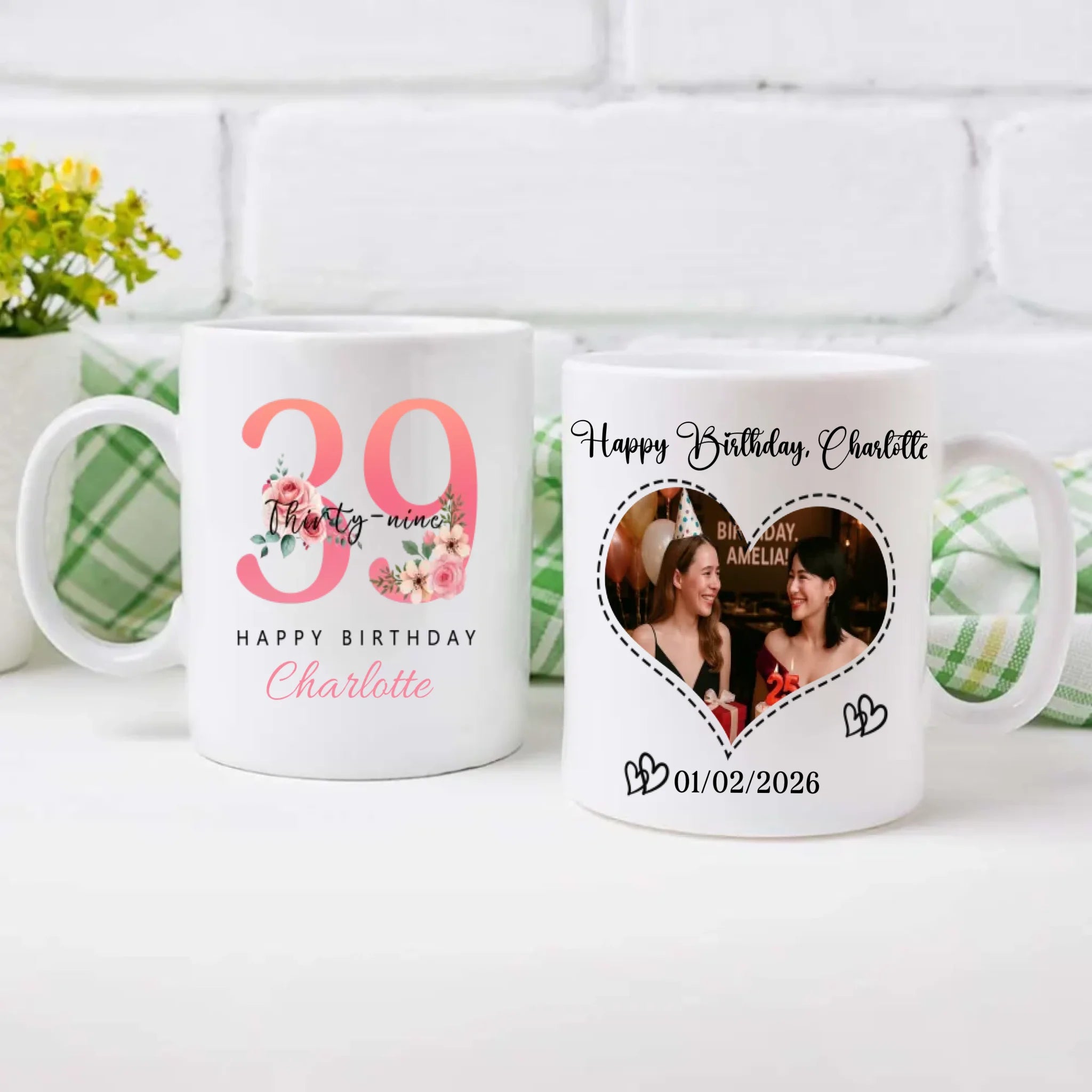 39th Anniversary Luxury Magic Mug – Minimalist Gift for Loved Ones - 89Prints