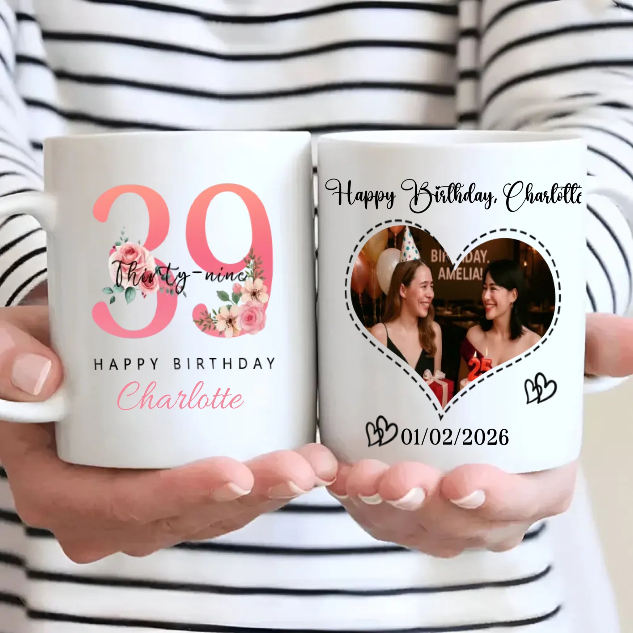 39th Anniversary Luxury Magic Mug – Minimalist Gift for Loved Ones - 89Prints