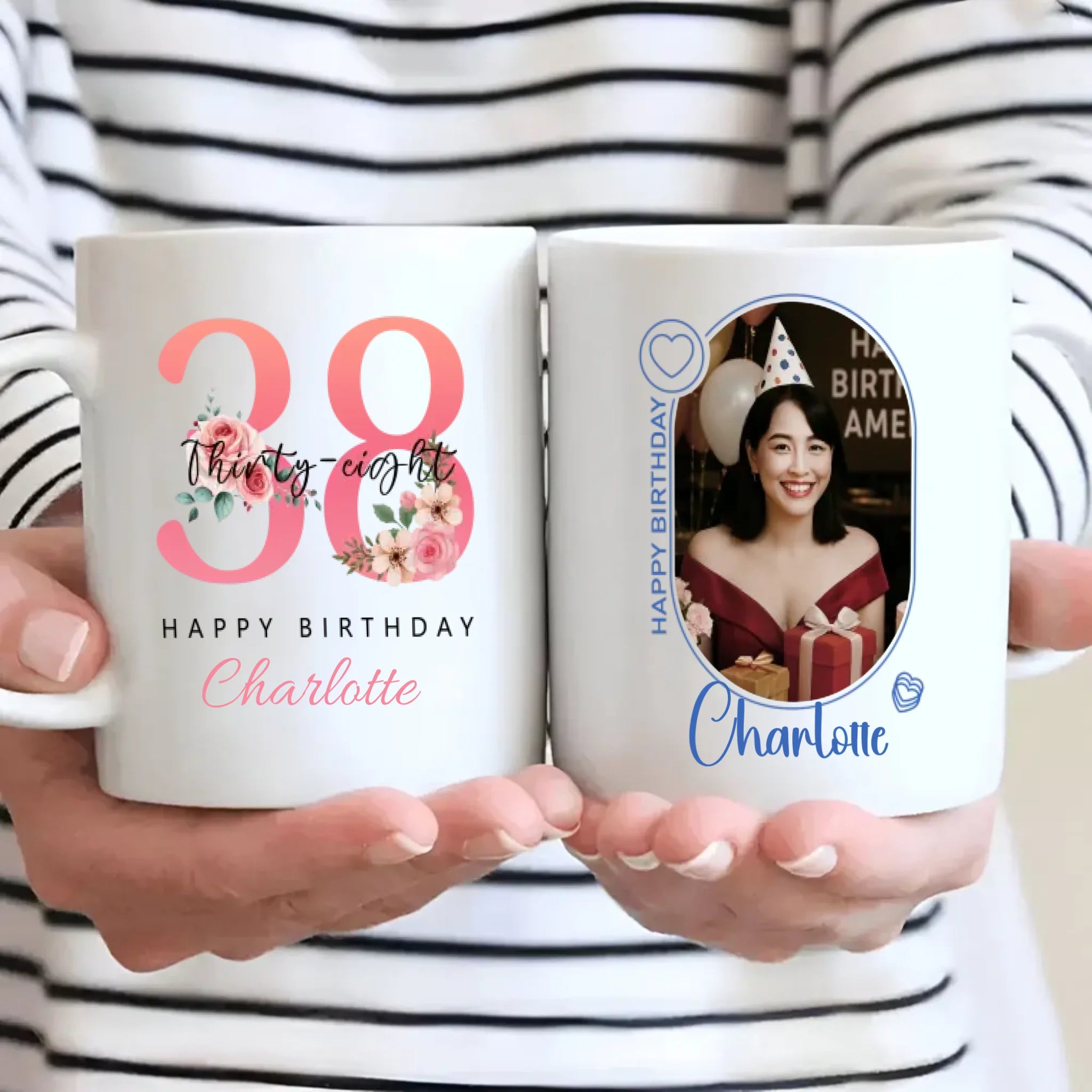Colorful 38th Birthday Magic Mug – Bright Personalized Gift - 89Prints