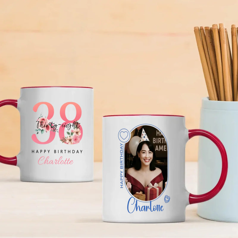 Colorful 38th Birthday Magic Mug – Bright Personalized Gift - 89Prints