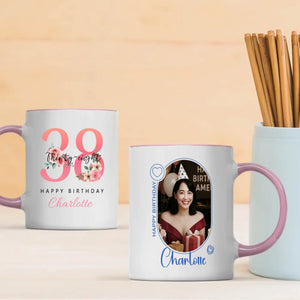 Colorful 38th Birthday Magic Mug – Bright Personalized Gift - 89Prints