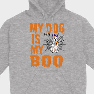 My Dog Is My Boo Halloween Shirt – Custom Dog Name Tee for Dog Lovers - 89Prints