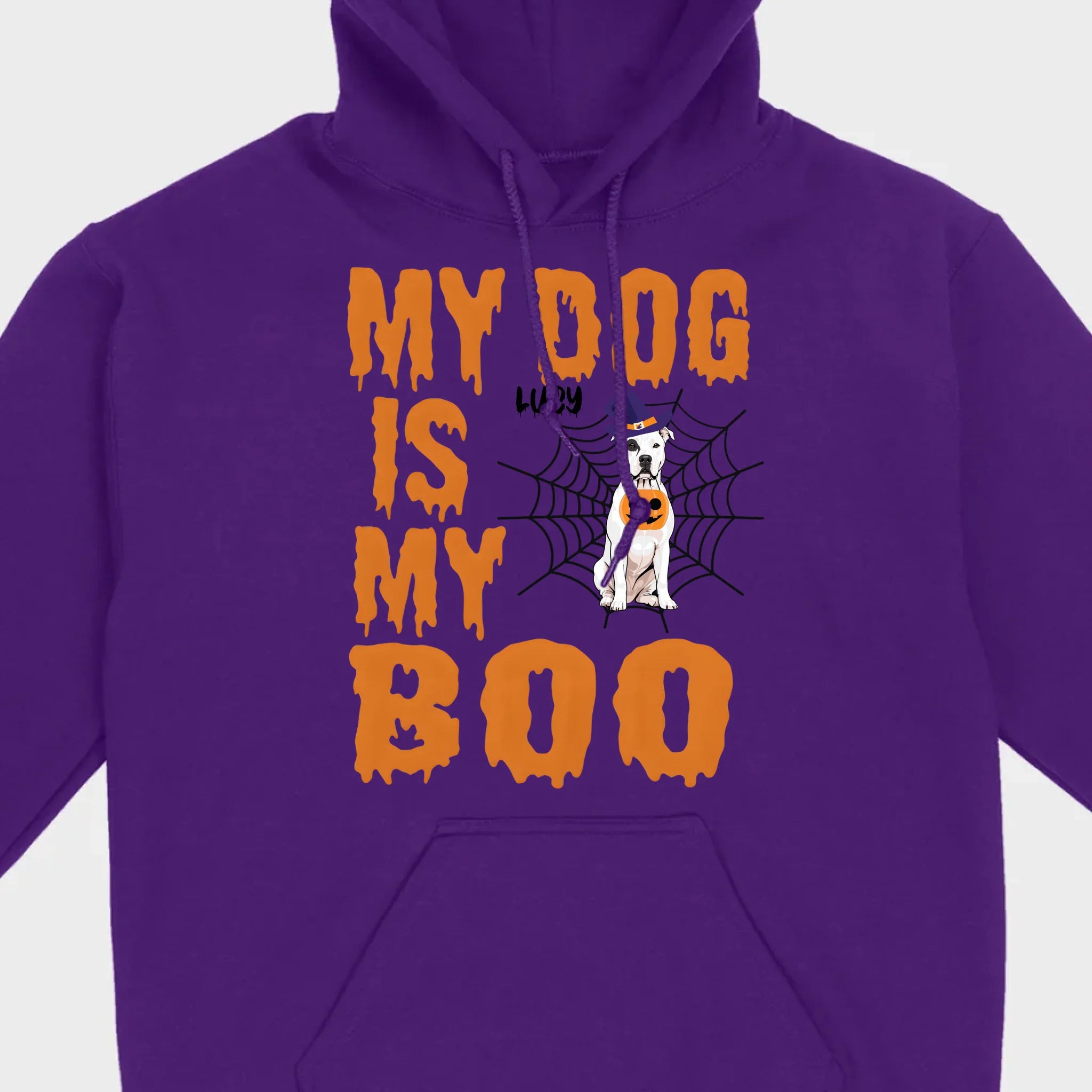 My Dog Is My Boo Halloween Shirt – Custom Dog Name Tee for Dog Lovers - 89Prints