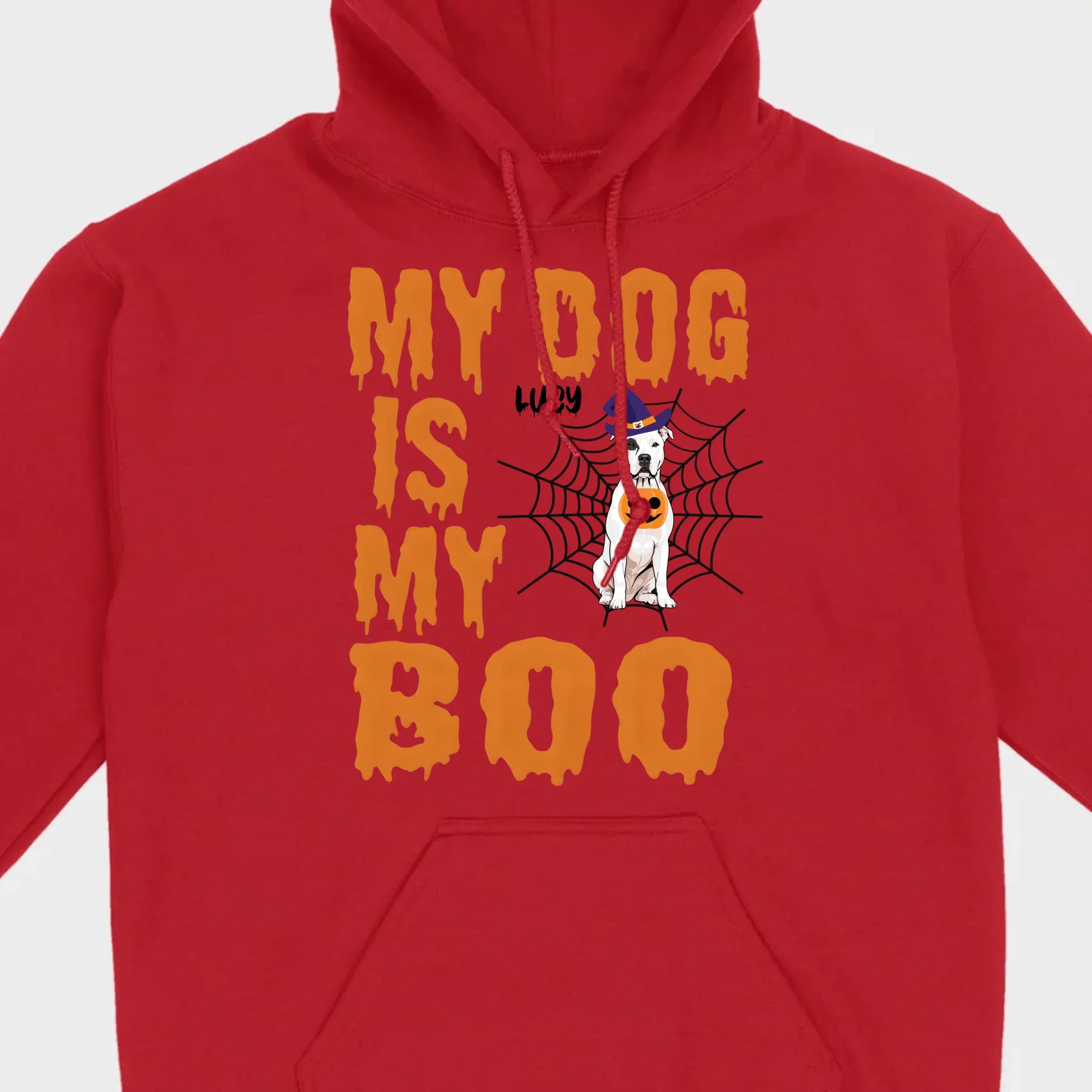 My Dog Is My Boo Halloween Shirt – Custom Dog Name Tee for Dog Lovers - 89Prints