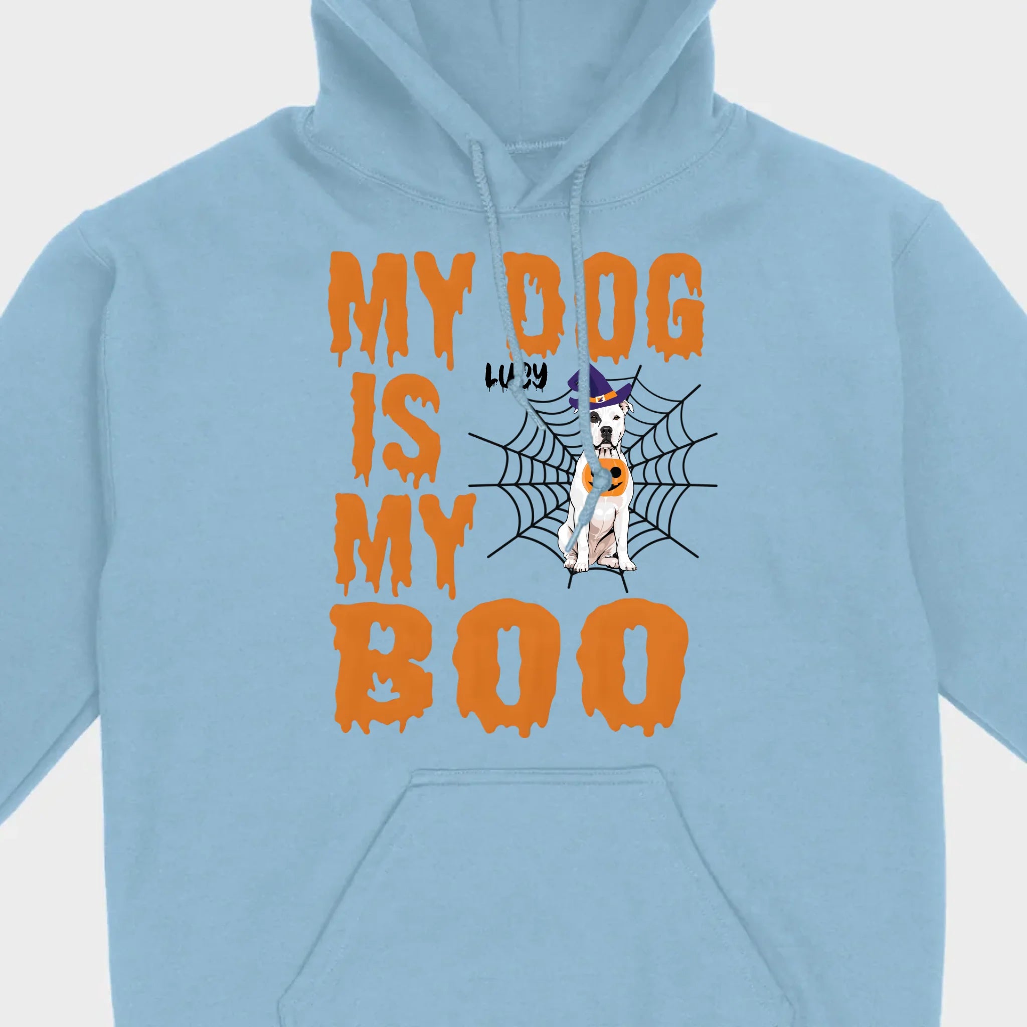 My Dog Is My Boo Halloween Shirt – Custom Dog Name Tee for Dog Lovers - 89Prints