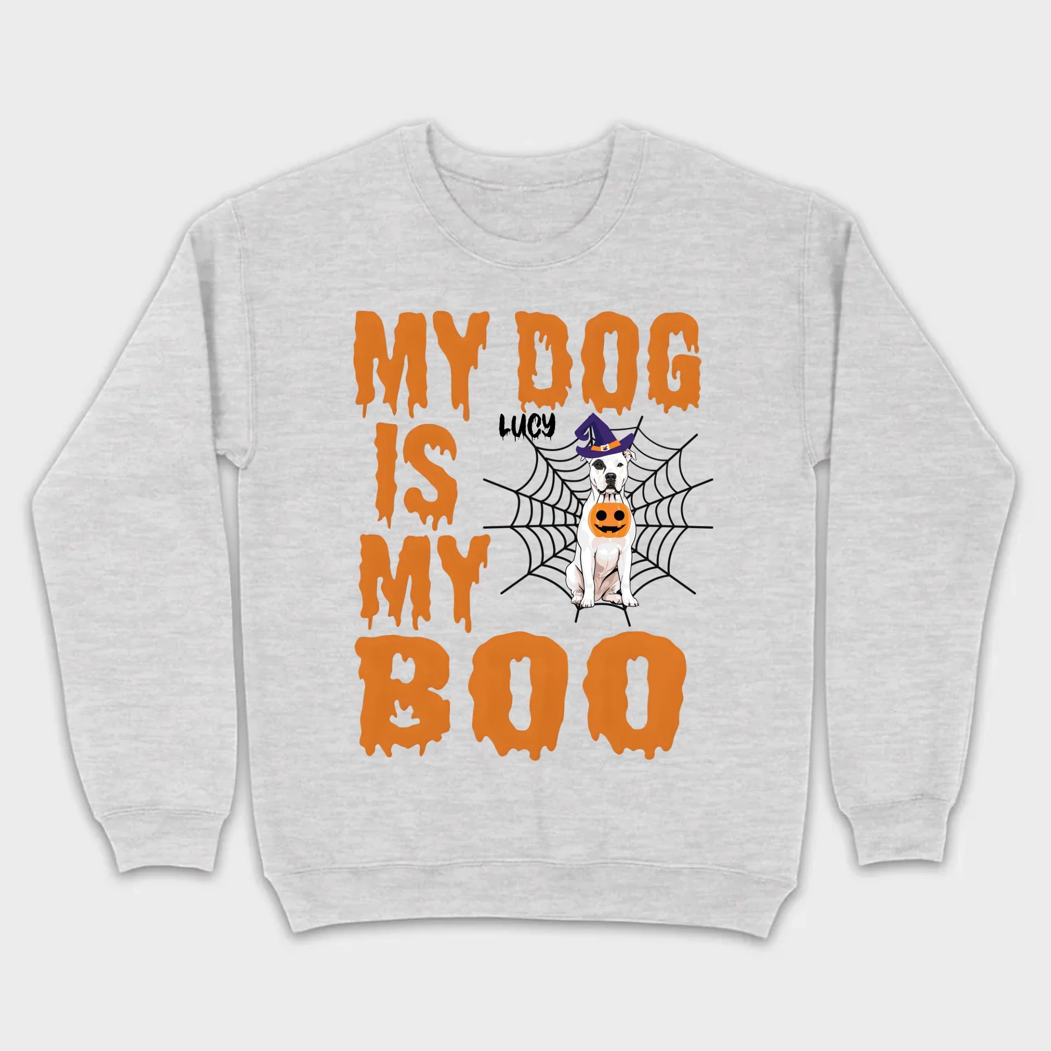 My Dog Is My Boo Halloween Shirt – Custom Dog Name Tee for Dog Lovers - 89Prints