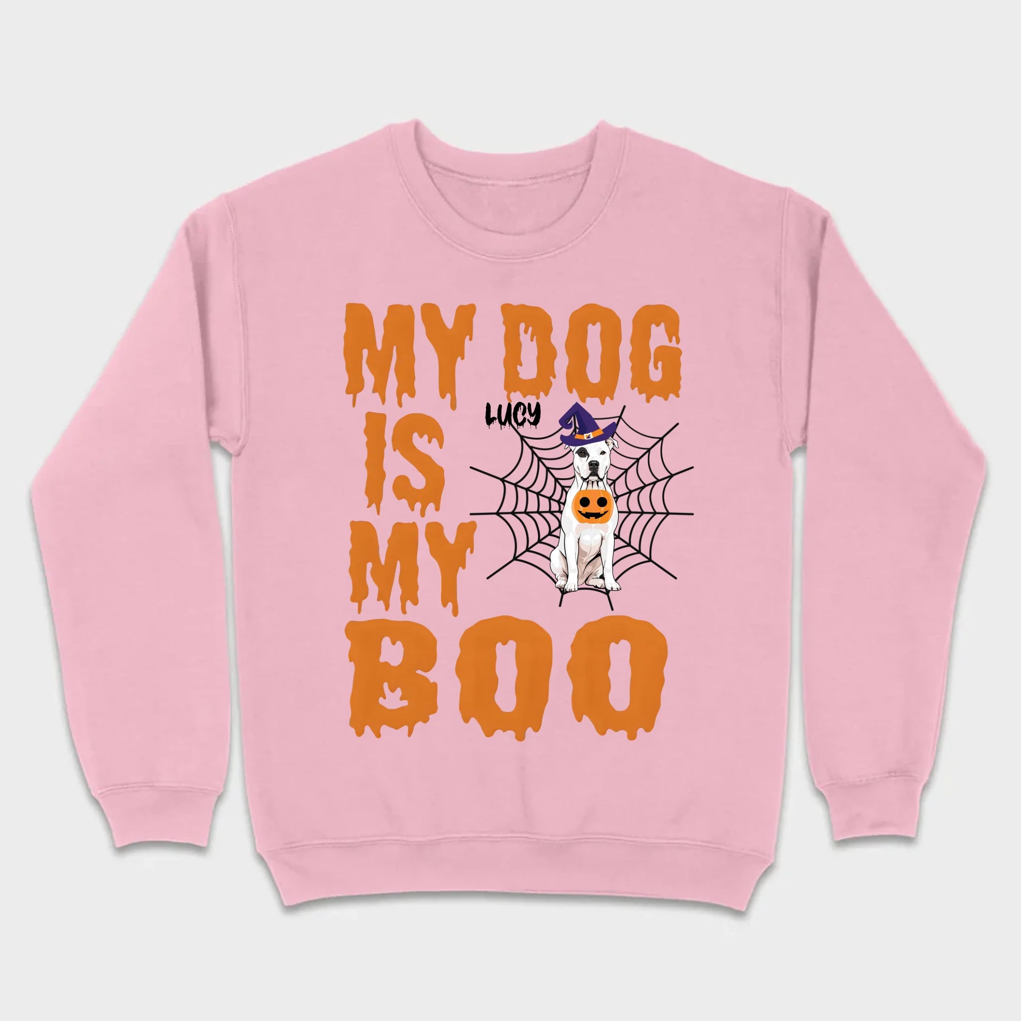 My Dog Is My Boo Halloween Shirt – Custom Dog Name Tee for Dog Lovers - 89Prints