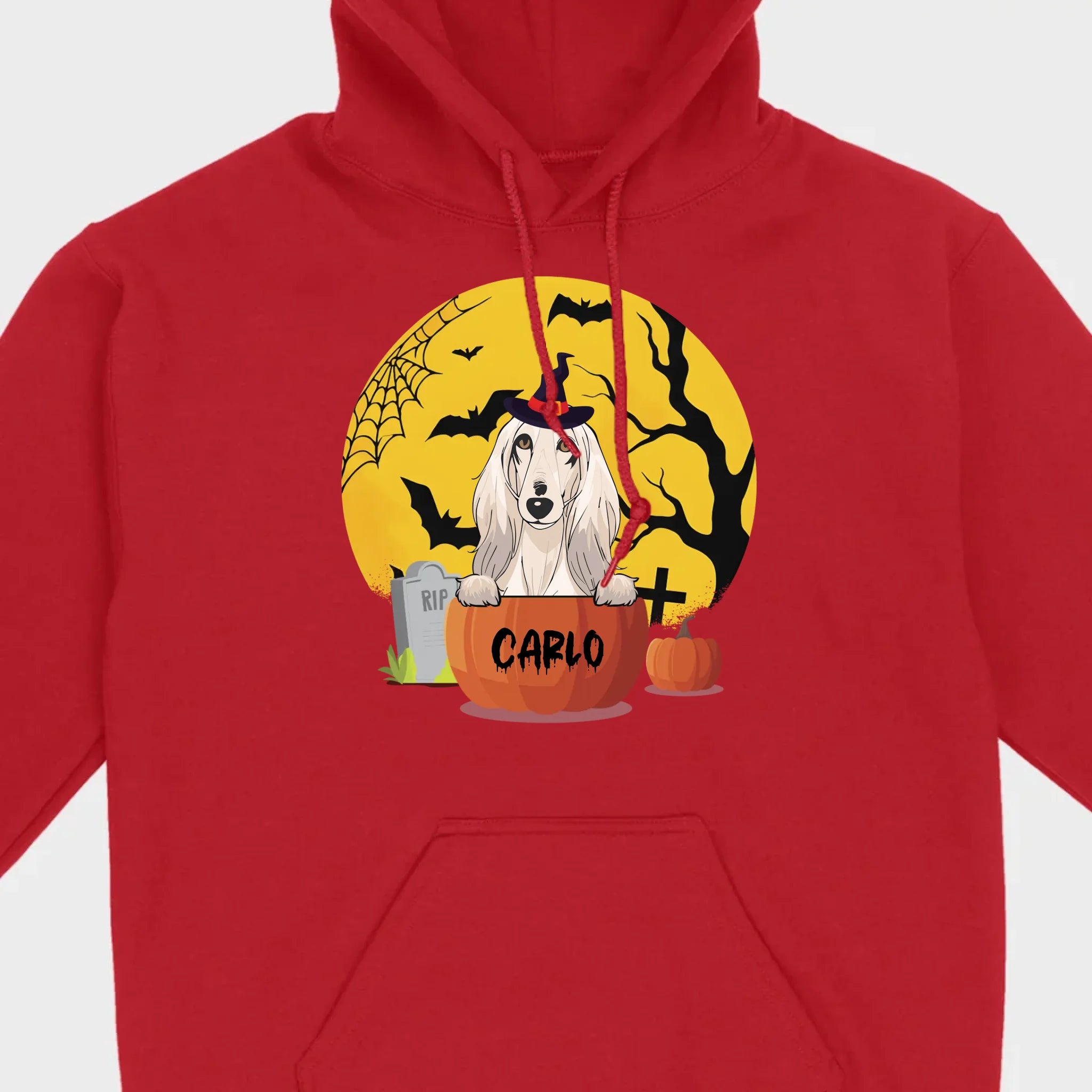 Personalized Halloween Dog Shirt – Custom Dog Name Pumpkin Tee - 89Prints