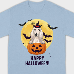 Personalized Happy Halloween Shirt – Custom Dog Lover Tee - 89Prints