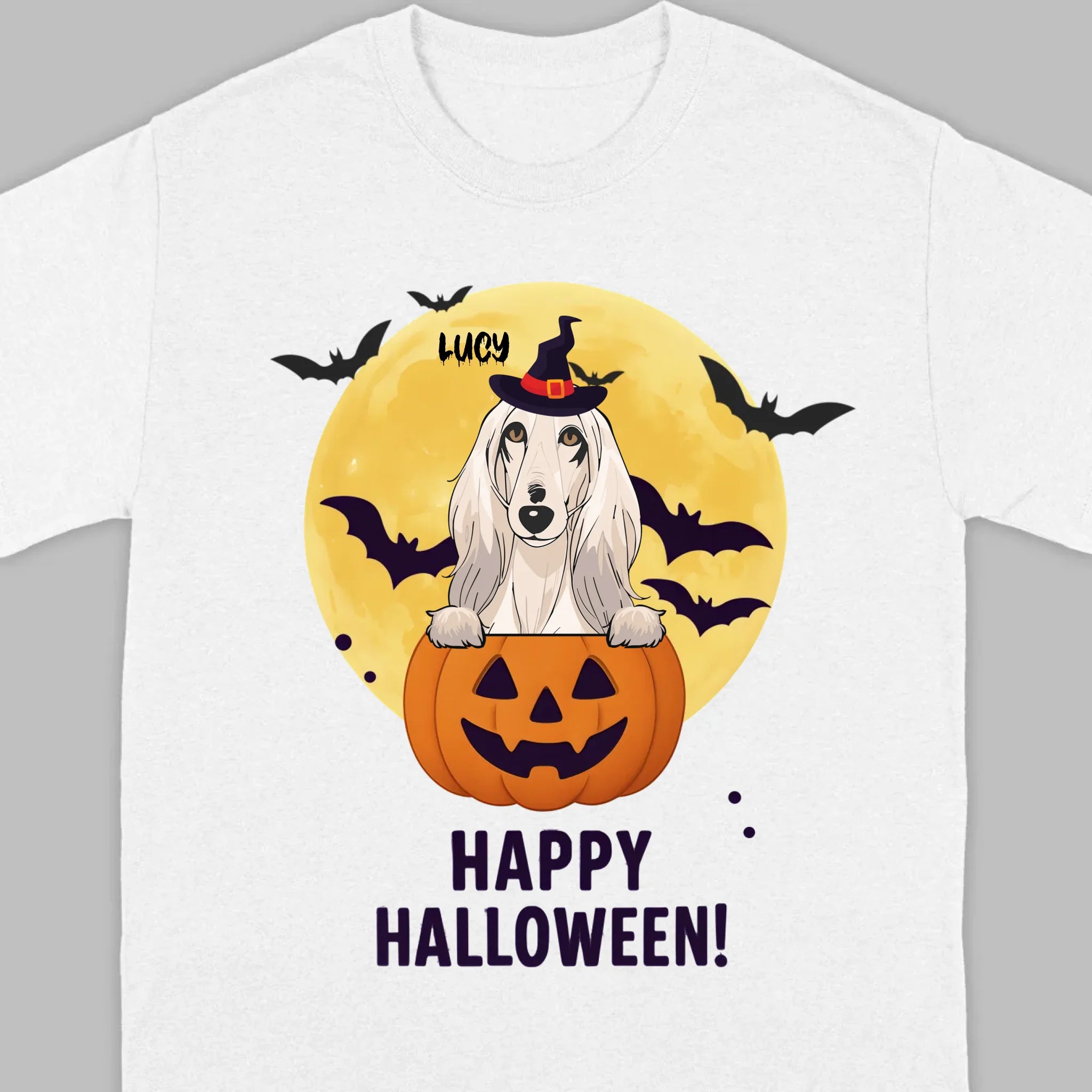 Personalized Happy Halloween Shirt – Custom Dog Lover Tee - 89Prints