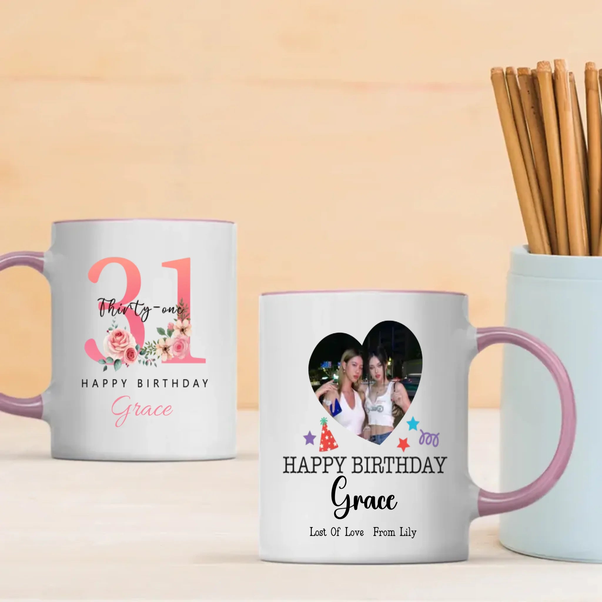 Fun 31st Birthday Mug – Colorful Personalized Gift for Women – 89Prints