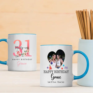 Fun 31st Birthday Mug – Colorful Personalized Gift for Women – 89Prints