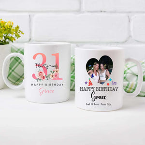 Fun 31st Birthday Mug – Colorful Personalized Gift for Women – 89Prints