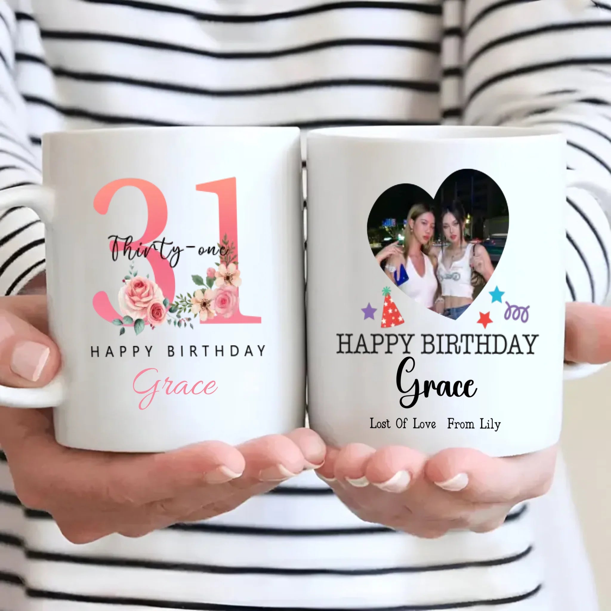 Fun 31st Birthday Mug – Colorful Personalized Gift for Women – 89Prints