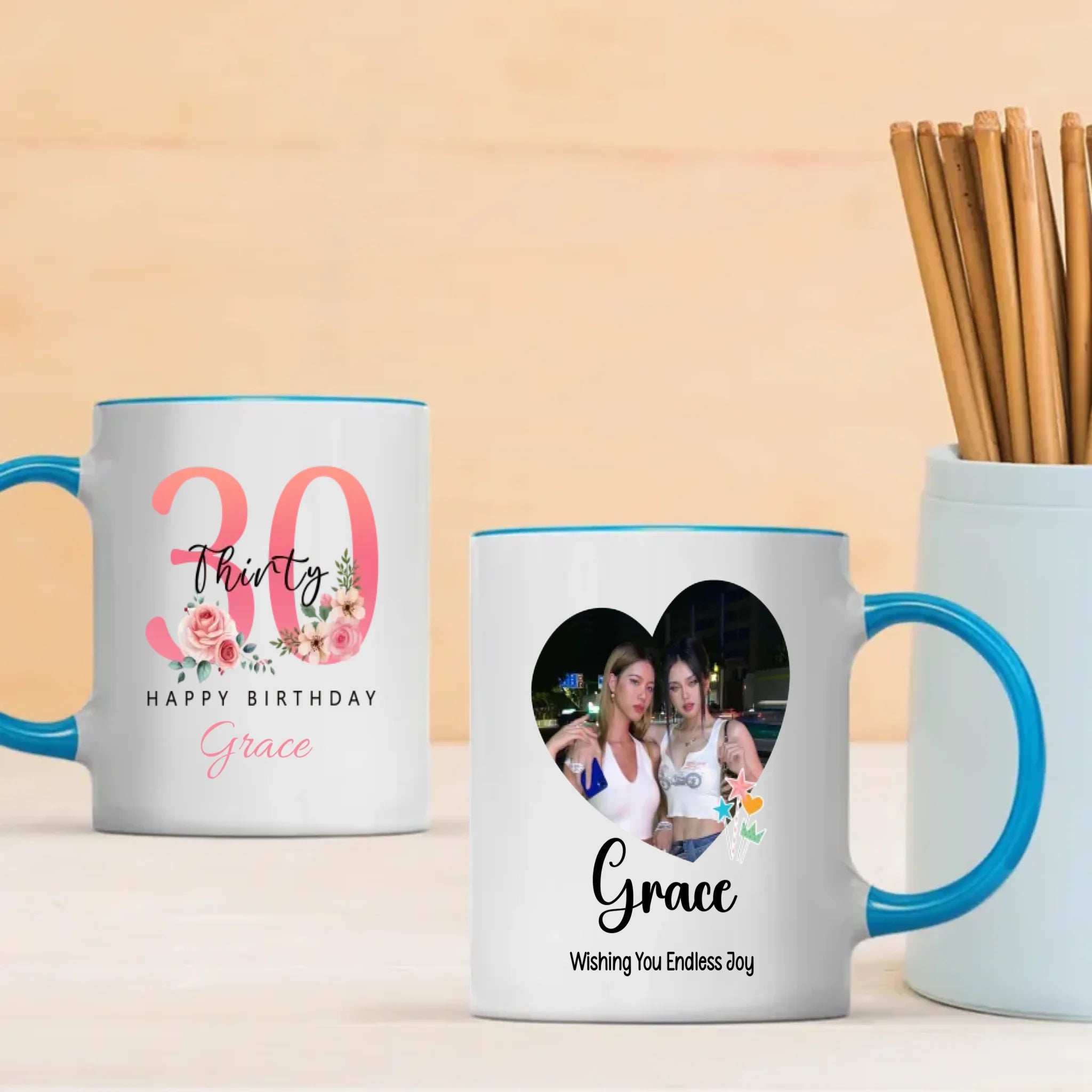 Elegant 30th Birthday Mug – Meaningful Personalized Gift for Women – 89Prints