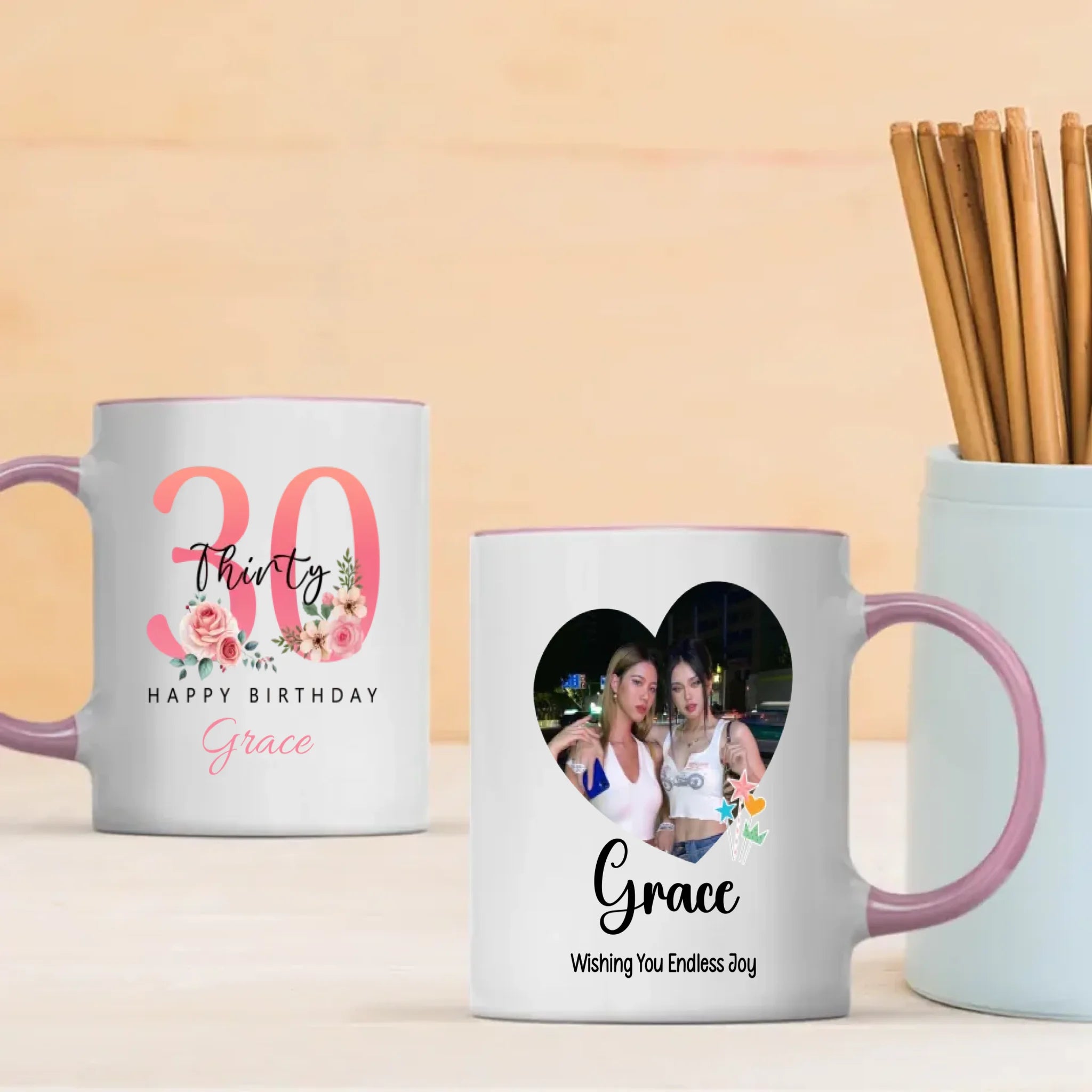 Elegant 30th Birthday Mug – Meaningful Personalized Gift for Women – 89Prints