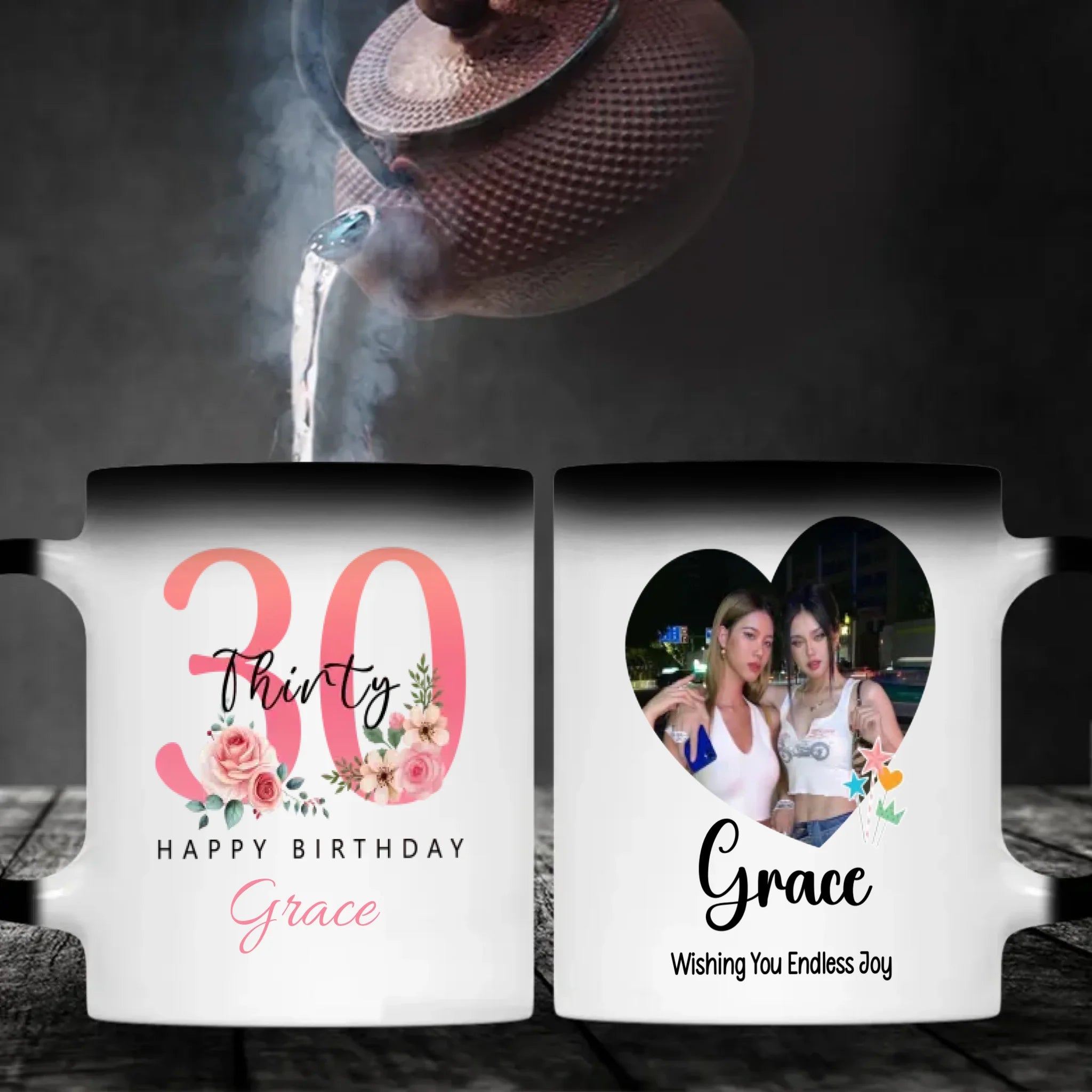 Elegant 30th Birthday Mug – Meaningful Personalized Gift for Women – 89Prints